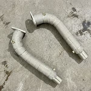 Tuyau d'échappement en acier inoxydable 304 de haute qualité pour Ferrari California 4.3 V8 F136IB, mise à niveau de l'échappement de course avec bouclier thermique - Product Image 3