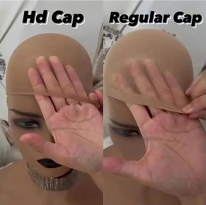 Lot de 2 bonnets de perruque HD ultra-fins et invisibles, avec élastique robuste et respirant, <span class=keywords><strong>pour</strong></span> la confection de perruques - Product Image 2