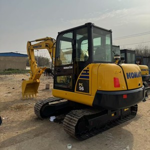 รถขุดมือสอง Komatsu PC56-7 น้ำหนัก 5.6 ตัน รถขุดขนาดเล็กมือสองพร้อมเครื่องยนต์ EPA แท้ ขายดี - Product Image 1