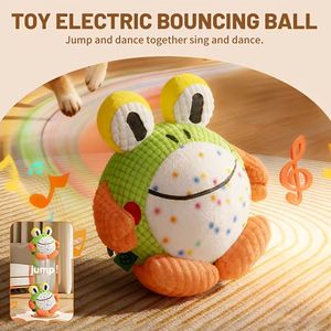 Juguete Interactivo de Peluche para Perros, Pelota Saltarina Eléctrica que Canta y Baila, Juguete de Ejercicio para Mascotas para Jugar en Interiores - Product Image 2
