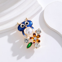 Délicat petit hibou broche broche personnalisée animal broche pour les femmes