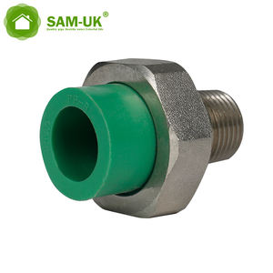 20x 1/2 "-63x2" सीजन पुरुष यूनियन ppr <span class=keywords><strong>mdpe</strong></span> पाइप फिटिंग ppr पाइप और फिटिंग दीन मानक - Product Image 3