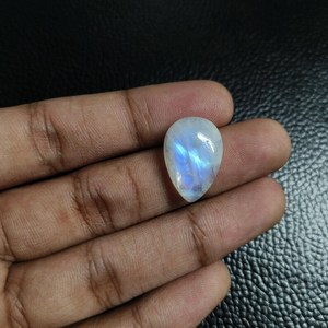 Natural <b>Rainbow</b> Moonstone Cabochon 15Ct 20x14mm Loose Gemstone Bulk Supplier Manufacturer India - Product Image 5