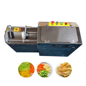 Electric Root Vegetable Strip Potato Chips Cutting Cutter Machine Carrot Radish Sticks Cutting Machine
