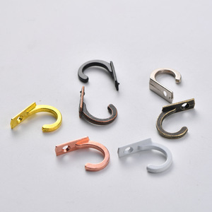 Antique Alloy Small Hook Single Hole Mini Hook Wall Mounted Clothes Organizer For Behind Doors Or Walls Zinc Alloy Round Shape - Product Image 3
