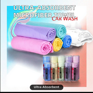 منشفة سوبر ماء لغسيل السيارات منشفة تجفيف عمامة لفافات Pet أفخم بشاموس منشفة <span class=keywords><strong>PVA</strong></span> للتنظيف - Product Image 2