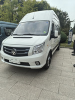 Furgoneta de Pasajeros Diésel China 2025, 18 Asientos, Foton Toano 2.78L, Mini Furgoneta Comercial con Techo Alto en Venta