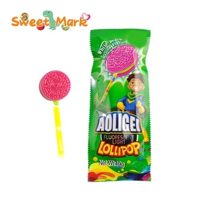 <span class=keywords><strong>Sucette</strong></span> en forme de biscuit Halal Mix de saveurs Bonbons durs <span class=keywords><strong>Sucette</strong></span> fluorescente - Product Image 4