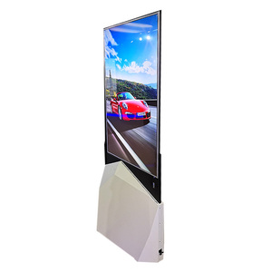 Kệ Đứng Hai Mặt Siêu Mỏng <span class=keywords><strong>Kiosk</strong></span> Màn Hình Led Kỹ Thuật Số 4K Màn Hình Hiển Thị Màn Hình Cảm Ứng Oled Trong Suốt - Product Image 5