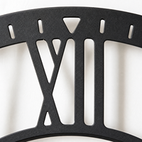 Horloge murale en fer forgé rétro 25 cm, motif arbre, en stock pour entrée, décoration murale d'ambiance