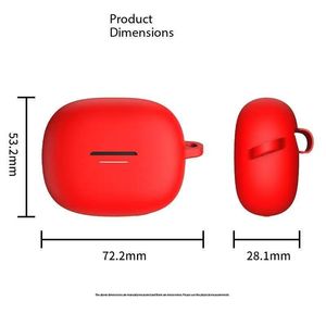 Forwelleny Silicone Protective Cover Drop-Proof <strong>Bluetooth</strong> Ear Case for Xiaomi Redmi Buds 6 Pro Headphone Cases Not <strong>Earbuds</strong> - Product Image 2