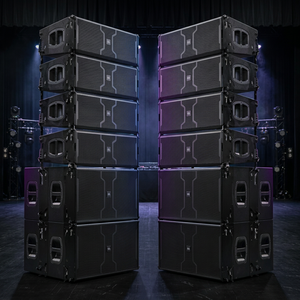 Sistemas de Sonido Line Array Industriales OEM 2024 2025 2026 de 12 Pulgadas para DJ, 10 Altavoces, Asa de Aluminio, Construcción de Plástico, Configuración Completa - Product Image 3