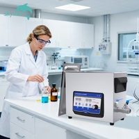Nettoyeur à ultrasons de laboratoire personnalisé 10L, puissance réglable, nettoyeur à ultrasons numérique pour verrerie, instruments chirurgicaux, pièces PCB, pièces CNC