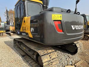 Excavatrice sur chenilles hydraulique Volvo EC140 d'occasion, 14 tonnes, moteur Cummins, boîte de vitesses, pompe, haute qualité, d'occasion - Product Image 3