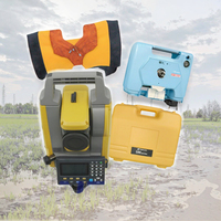 Estación Total GPS Topcon GTS-2002 con Clasificación IP66, Aumento de 32X, Precisión Angular de 2'', Precisión de 2mm+2ppm, Prismas GM102 GM105 GM52