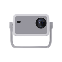 JUNUO L018 Projecteur de cinéma maison Full Hd Mini projecteur intelligent Android 13 Projecteur extérieur portable Projecteur de voyage 4K