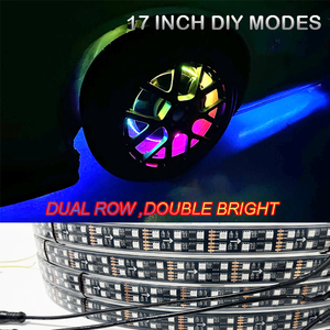 Étanche multicolore chasse rvb 12V anneaux de roue 14 "15" 17 "pouces <span class=keywords><strong>voiture</strong></span> Led feux de roue pour <span class=keywords><strong>voiture</strong></span> camion moto - Product Image 5