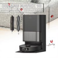 DREAME Matrix 10 Ultra Smart Robot Vacuum Cleaner LDS Slam Navigation 30000Pa Daya Hisap 30000Pa Fungsi Menyapu/Mengepel/Mengeringkan Otomatis