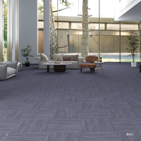 Moquette modulaire en nylon écologique de qualité supérieure, ignifuge et anti-salissure, disponible pour centre commercial, salle de formation, studio, dalles de moquette modulaires