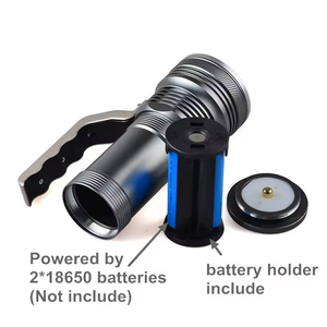 <span class=keywords><strong>COOLMAN</strong></span> RH-0601 Lampe torche LED la plus puissante 10W XML T6, tactique, étanche IP65, rechargeable DC, en alliage d'aluminium - Product Image 3