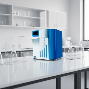 เครื่องผลิตน้ำบริสุทธิ์สำหรับห้องปฏิบัติการแบบเงียบสงบ ให้สภาพแวดล้อมในห้องปฏิบัติการที่เงียบสงบ พร้อมมอบน้ำบริสุทธิ์ตามความต้องการ - Product Image 1