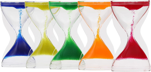 Reloj de arena acrílico, temporizador de movimiento líquido ascendente - Product Image 6