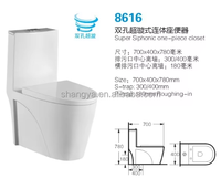 WC moderne pour salle de bain, à poser au sol, siphonique, en céramique, sanitaire, cuvette de toilette monobloc