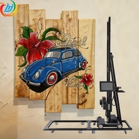 Impresora de Inyección de Tinta UV de Alta Precisión Hanjie, Máquina de Impresión 3D para Paredes, Impresora Vertical para Pintar Paredes, Pegatinas y Papel Tapiz