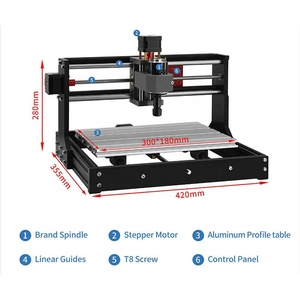 EU ActionLasers V3 <b>Prime</b> 3020 Pro 3D 3040 Wood Router Multi Hot Sale DIY T8 Screw PDJ Mini 3018 Restaurants New Used - Product Image 2