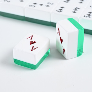 Juego de Fichas de Mahjong Americano con Diseño de Póker de Lujo, Profesional, 166 Fichas Acrílicas, Juego de Mahjong <span class=keywords><strong>para</strong></span> Fiestas Familiares, Juegos de Mesa, Club - Product Image 2