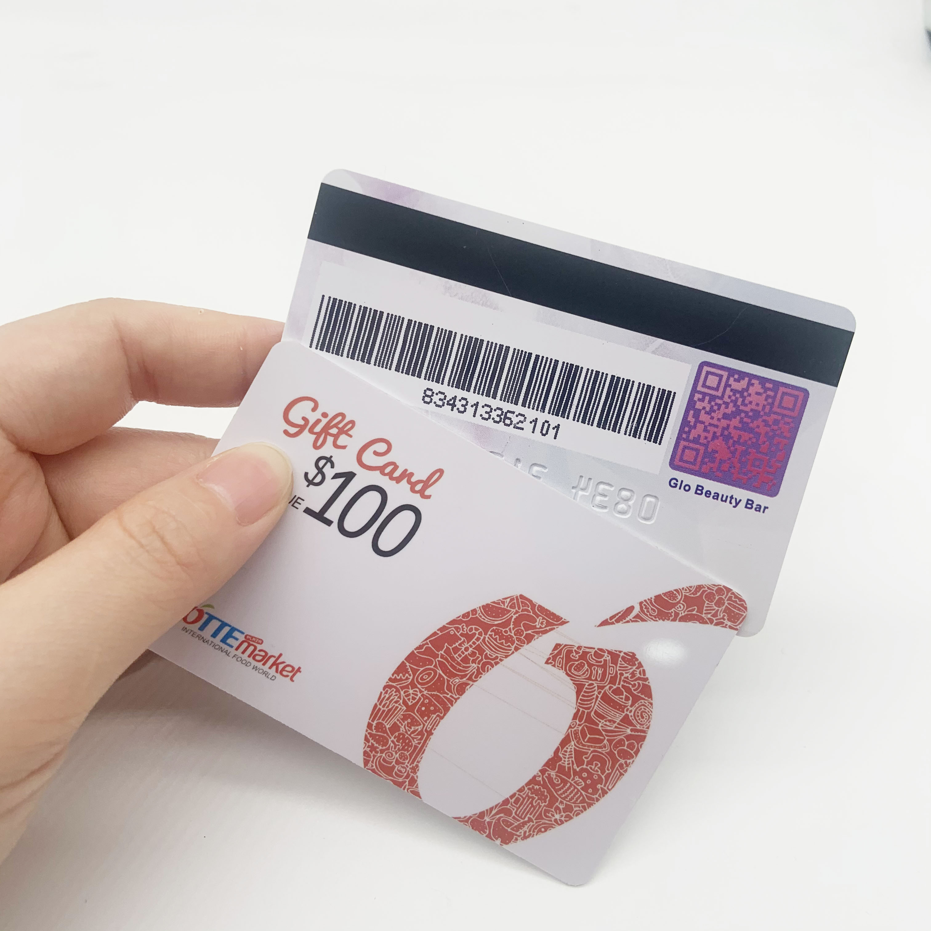 Factory Customized Plastic Voucher PVC Discount Gift Card Printing for Small Business