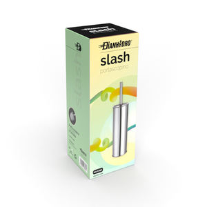 Juego de Escobilla para Inodoro de Diseño Moderno, Soporte de Escobilla de Acero Inoxidable y Plástico para Baño u Hotel - Product Image 2