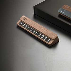 2025 più popolare temporaneo nascosto numero di telefono cellulare targa carta di parcheggio per cruscotto per il parcheggio auto - Product Image 1
