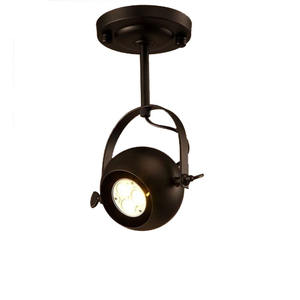 Plafonnier en fer style industriel rétro avec douille E27 pour magasin de vêtements, loft, restaurant, café, bar, éclairage <span class=keywords><strong>mural</strong></span> apparent - Product Image 2