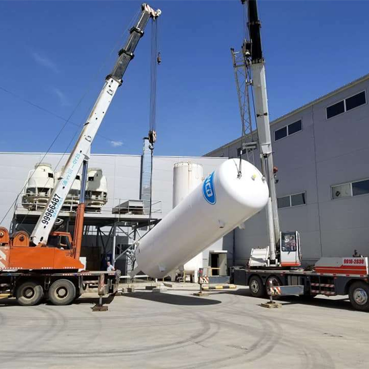 5m3 Low Temperature Liquid CO2 Storage Tank For Cylinders Filling