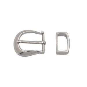 Hebilla de cinturón giratoria en blanco de vaquero occidental de aleación de zinc y metal con logotipo personalizado en stock