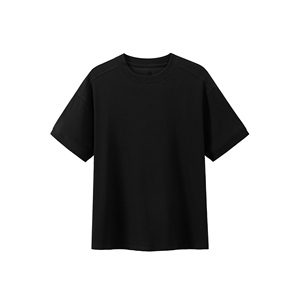 Premium Quality Custom Logo Heavy <b>Weight</b> 100% Cotton Knitted Casual Short Sleeve O Neck <b>Blank</b> T Shirts for Men Bangladesh - Product Image 2