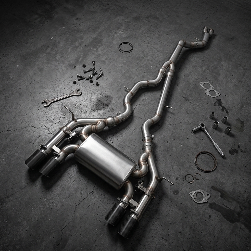 VantaFlow 304 Stainless Steel Valvetronic Catback Exhaust System for BMW M3/M4 F80/F82/F83 3.0T 2014-2019