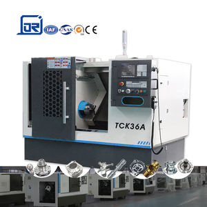 Tornio CNC Orizzontale ad Alta Velocità TCK36A per Metallo con Asse Y e Torretta CNC per Lavorazione di Precisione - Product Image 1