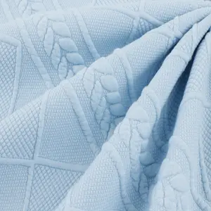 Fonte de fábrica de tricô poliéster cetim nova chenille jacquard cortina de mastigar sofá de tecido preço por metro