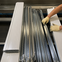 Composants de plafond suspendu : Profilés de plafond en acier peint au four, profilés de plafond métalliques, profilés de plafond en acier pour ossature, vente en gros