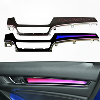 Iluminación Ambiental de 64 Colores para Automóvil Honda Accord Décima Generación 2018-2022, Accesorios de Iluminación Ambiental LED Dinámica Symphony