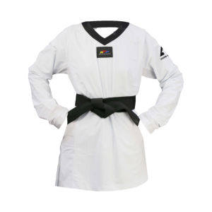 Uniforme de Taekwondo Personalizado, Dobok, Traje de Entrenamiento de Artes Marciales y Karate, Estilo Aprobado por la WTF, Gi Blanco - Product Image 1