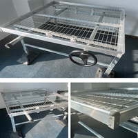Système de bancs roulants pour serres de semis à flux et reflux, table de culture pour l'irrigation, gestion efficace de l'eau