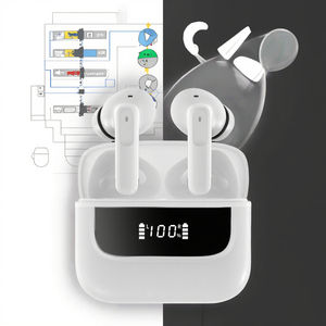 Audífonos V5.4 con Latencia Ultrabaja, Efecto ENC, Diseño Moderno, Pantalla Digital, Indicador de Batería, Chipset JL, IPX-5, Bajos Profundos - Product Image 3