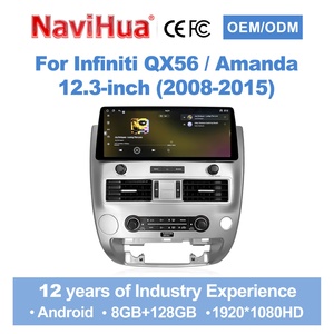 For Infiniti QX56 Nissan Armanda 2008-2015 Navihua Car GPS Navigation DVD <b>Player</b> 12.3 Inch Touch Screen Multimedia Carplay - Product Image 1