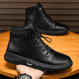 <span class=keywords><strong>Botas</strong></span> de invierno para hombre, de caña alta, estilo británico, para trabajo, informales y de seguridad - Product Image 1