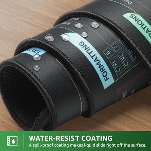 Mousepad với tất cả các phím tắt <span class=keywords><strong>Excel</strong></span> kích thước lớn bàn Thảm XXL phiên bản tiếng Anh chuột Pad Bàn phím Mat mịn cơ sở cao su - Product Image 4