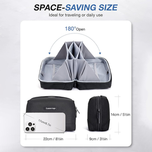 Pochette d'organisation pour appareils électroniques, sac d'organisation pour accessoires de voyage, sac de rangement pour câbles comme accessoire de voyage - Product Image 5