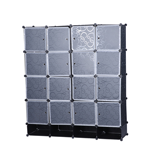 Commercio all'ingrosso della fabbrica del guardaroba di plastica del cubo del bambino semplice assemblea del bambino pieghevole della famiglia <span class=keywords><strong>Almira</strong></span> camera da letto - Product Image 5